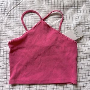 nwt size large zara cross neck tank